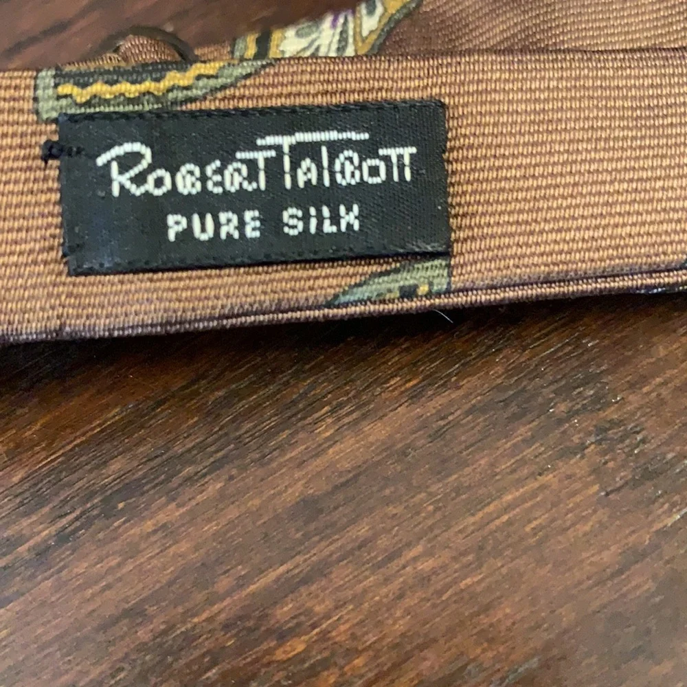 ROBERT TALBOTT SILK BOW TIE ADJUSTABLE